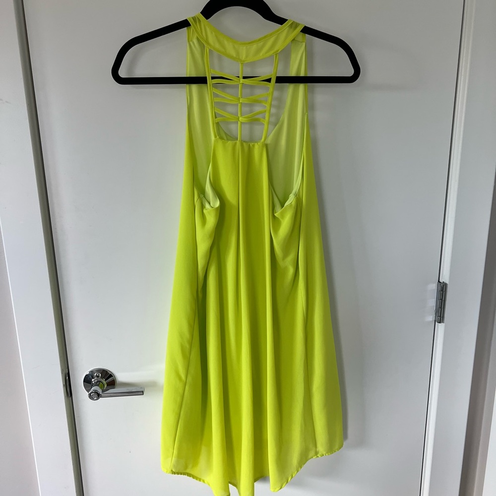 [Mi Ami] bright yellow cocktail dress
